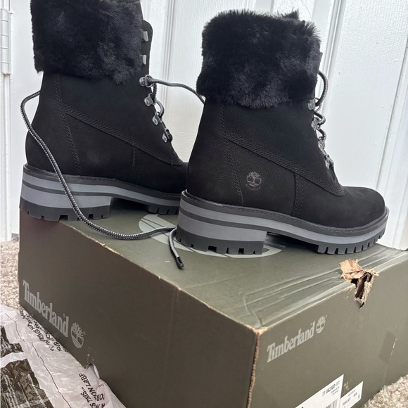 Timberland Black Winter Boots for cold, rain, or snow! - Picture 3 of 5